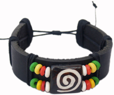 66% OFF on VR Designers Leather Bracelet