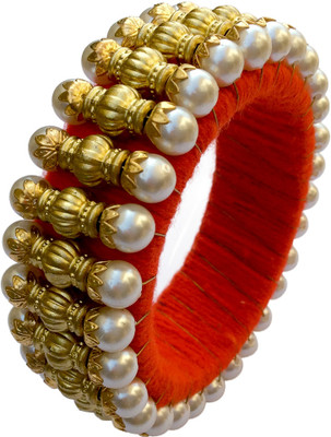 

B-Fashionable Acrylic Gold-plated Bangle, Red