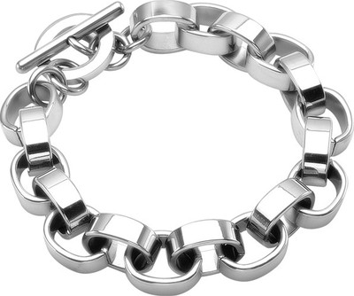 

Inox Jewelry Stainless Steel Bracelet, Silver