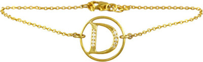 

Exxotic Jewelz Sterling Silver Cubic Zirconia Gold-plated Bracelet