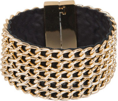 

Taj Pearl Alloy Bracelet, Gold