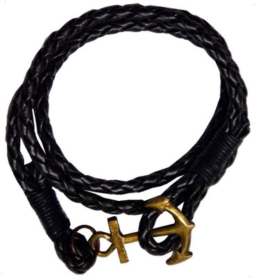 

Men Style Leather Bracelet, Black