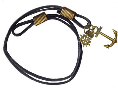 

Men Style Leather Bracelet, Black