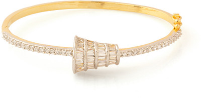 63% OFF on Voylla Alloy Cubic Zirconia Gold-plated Bangle 63% OFF on Voylla Alloy Cubic Zirconia Gold-plated Bangle