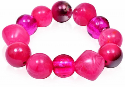 50% OFF on TRENDY BAUBLES Acrylic, Glass Bracelet