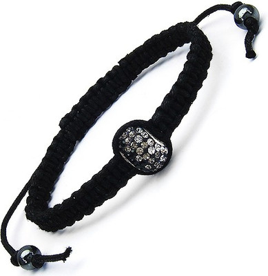 Johareez Sterling Silver Cubic Zirconia Rhodium Bracelet