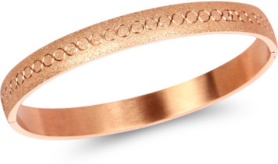 

Johareez Stainless Steel Gold-plated Kada, Yellow