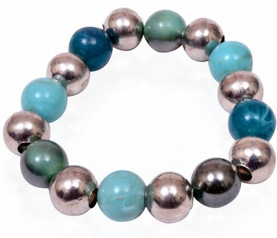 TRENDY BAUBLES Acrylic, Metal Rhodium Bracelet TRENDY BAUBLES Acrylic, Metal Rhodium Bracelet