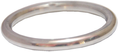 Men Style Stainless Steel Kada, Silver
