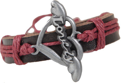 

Taj Pearl Leather Bracelet, Brown