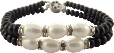 18% OFF on Sri Jagdamba Pearls Alloy Silver Bracelet 18% OFF on Sri Jagdamba Pearls Alloy Silver Bracelet