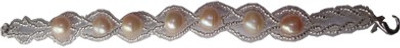 

Sri Bansilal Pearls Alloy Pearl Bracelet, White