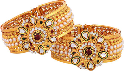 

Zeneme Alloy Bangle Set(Pack of 2), Multicolor