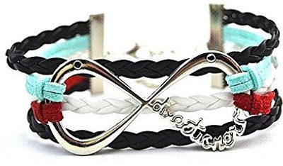

Girlz! Metal, Alloy, Leather Bracelet, Multicolor