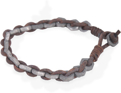 

Ayesha Leather Bracelet, Brown
