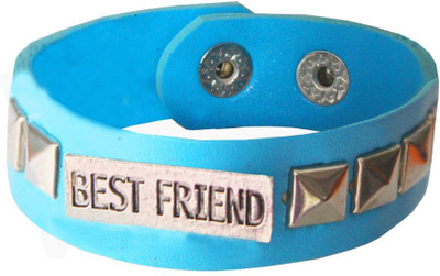

Rich & Famous Leather Bracelet, Blue