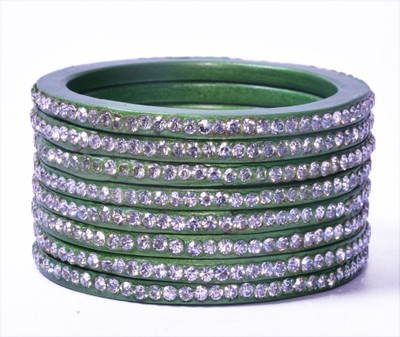 

Daily Shop Lac Bangle Set(Pack of 8), Green