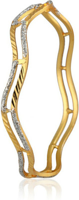 

HKJ Metal Bangle Set(Pack of 2), Gold