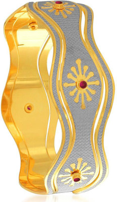 

Sukkhi Alloy Cubic Zirconia Gold-plated, Rhodium Bangle, Gold;white