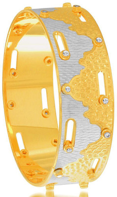 

Sukkhi Alloy Gold-plated, Rhodium Bangle, Gold;white