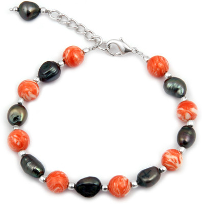

Pearlz Ocean Alloy Bracelet, Multicolor