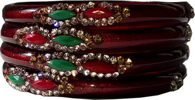 Mann Retails Glass Kada(Pack of 4)