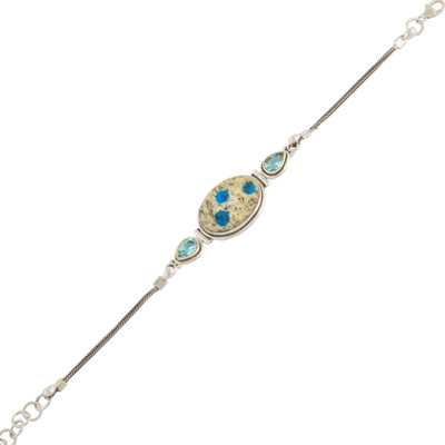 

Eekaba Sterling Silver Sterling Silver Bracelet, Blue
