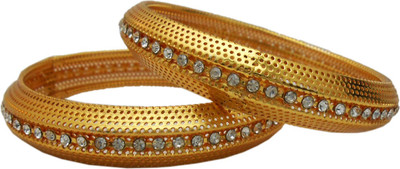 

My Design Alloy Gold-plated Bangle Set(Pack of 2)