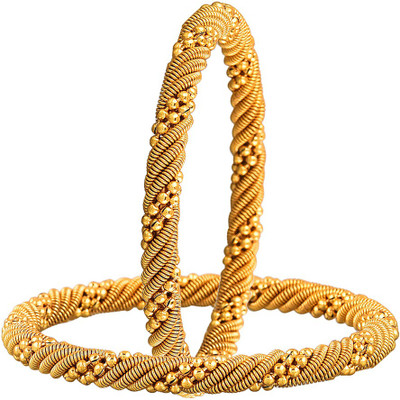 ZENEME Alloy Bangle Set(Pack of 2)