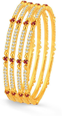 

Sukkhi Copper Gold-plated Bangle Set(Pack of 4