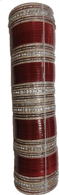 

Shivam Acrylic Chudas(Pack of 48), Maroon
