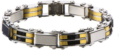 

Inox Jewelry Stainless Steel Bracelet, Gold;silver;black