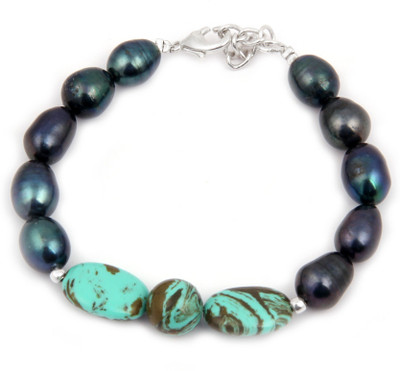 

Pearlz Ocean Alloy Bracelet, Multicolor