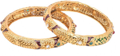 

Vihana Arts Alloy Bangle Set(Pack of 2), Multicolor