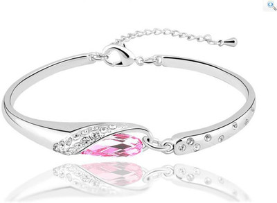 Shining Diva Crystal Crystal Gold-plated Bracelet