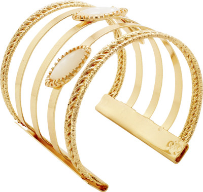 Ishaani Alloy Gold-plated Cuff