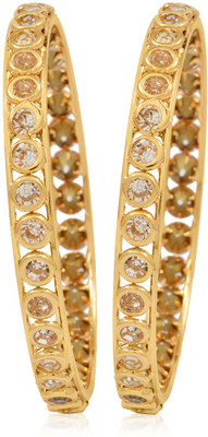 

Jewels Galaxy Alloy Bangle(Pack of 2), Gold