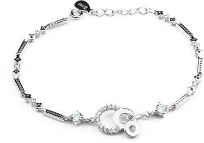 

Swank Silver Sterling Silver Cubic Zirconia Bracelet