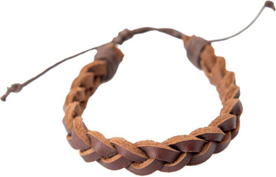 

Taj Pearl Leather Bracelet, Brown