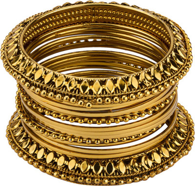 

CTW Alloy Bangle Set(Pack of 16), Gold