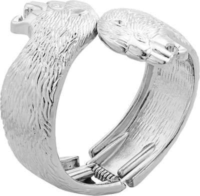 

Silvery Metal Bracelet, Silver