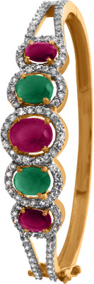 Alysa Copper, Brass Cubic Zirconia Rhodium, Gold-plated Bracelet Alysa Copper, Brass Cubic Zirconia Rhodium, Gold-plated Bracelet