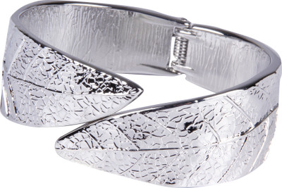 

Pink Rose Alloy Rhodium Bracelet, Silver