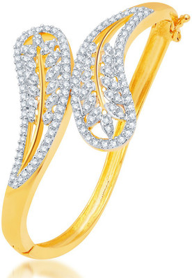 

Sukkhi Alloy Cubic Zirconia Gold-plated, Rhodium Bracelet, Gold;white