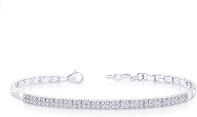 

Peora Sterling Silver Rhodium Bracelet