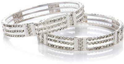 63% OFF on GoldNera Alloy White Gold Bangle Set(Pack of 2) 63% OFF on GoldNera Alloy White Gold Bangle Set(Pack of 2)