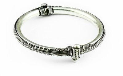 

Swank Silver Sterling Silver Kada, Multicolor