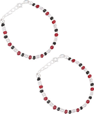 

Jewel99 Sterling Silver Cubic Zirconia Rhodium Bracelet Set(Pack of 2)
