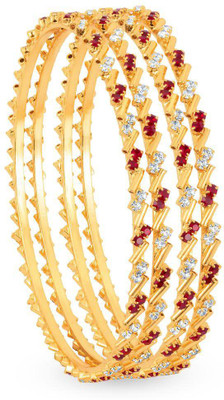 

Sukkhi Copper Gold-plated Bangle Set(Pack of 4