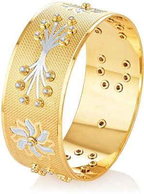 

Sukkhi Alloy Gold-plated, Rhodium Bangle, Gold;white